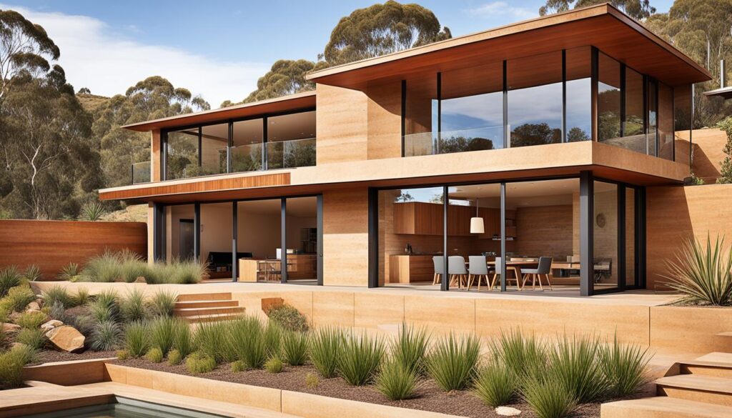Sustainable Building with Rammed Earth Image