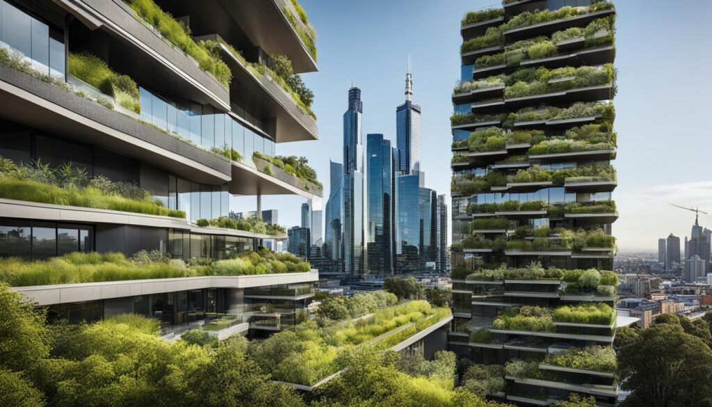 Green roofs, walls, enhancing Melbourne's skyline, sustainably