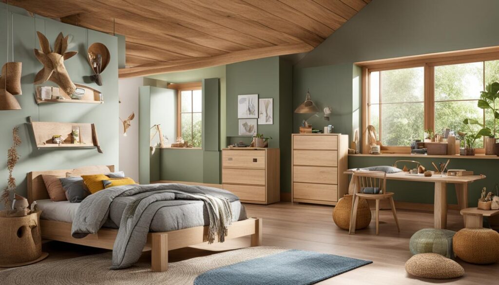 Sustainable design ideas for kids' rooms