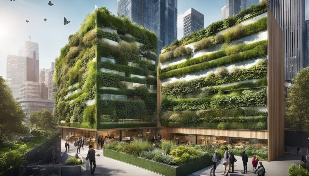 benefits of green walls and roofs
