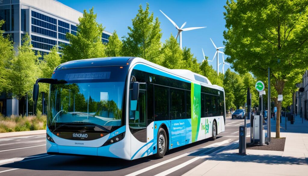 renewable energy for electric buses