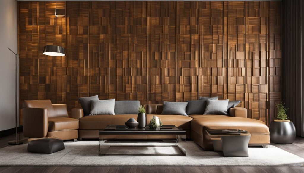 Murano wood veneer panels