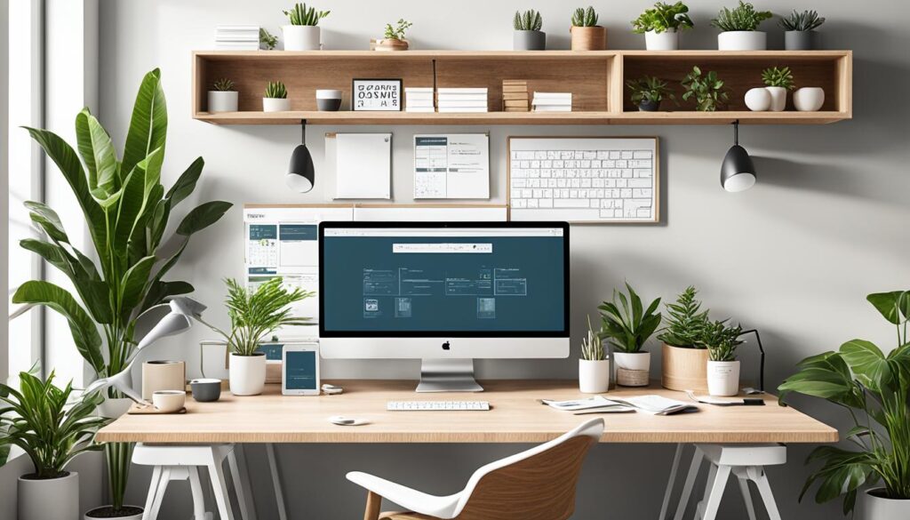 Customized Home Workspace