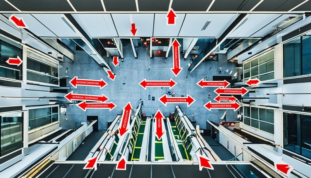 Evacuation Diagrams in Victoria