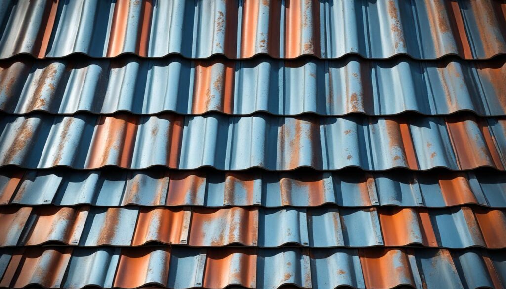 upcycled metal roofing