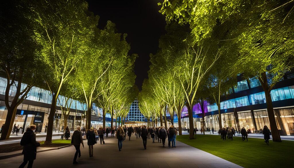 Energy-Efficient Lighting, Public Spaces, Melbourne